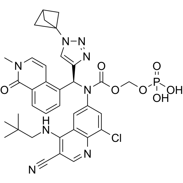 Tilpisertib fosmecarbil 2567459-64-5
